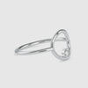 Single Diamond Platinum Engagement Ring JL PT 0689