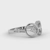 Designer Platinum Diamond Ring for Women JL PT LC867