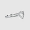 Platinum Diamond Heart Ring for Women JL PT 0696
