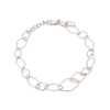 Japanese Platinum Rhombus Links Bracelet for Women JL PTB 1166