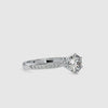 0.30cts. Solitaire Platinum Diamond Shank Engagement Ring JL PT 0063-A