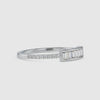 Designer Baguette Diamond Platinum Engagement Ring JL PT 0647