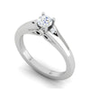 Jewelove™ Rings VS J / Women's Band only 0.20 cts Solitaire Diamond Platinum Ring for Women JL PT RV RD 121