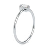 Jewelove™ Rings Women's Band only / VS GH 0.20cts. Baguette Diamond Solitaire Platinum Engagement Ring JL PT 0657