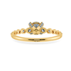 Jewelove™ Rings Women's Band only / VS J 0.20cts. Solitaire Diamond Accents 18K Yellow Gold Ring JL AU 1202Y-C