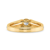 Jewelove™ Rings Women's Band only / VS J 0.20cts. Solitaire Diamond Split Shank 18K Yellow Gold Solitaire Ring JL AU 1177Y-A