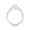 Jewelove™ Rings 0.20cts Solitaire Platinum Engagement Ring for Women JL PT R-54
