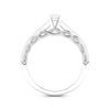 Jewelove™ Rings 0.20cts. Solitiare Diamond Platinum Engagement Ring for Women JL PT R-72