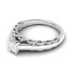 Jewelove™ Rings 0.20cts. Solitiare Diamond Platinum Engagement Ring for Women JL PT R-72