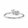 Jewelove™ Rings Women's Band only / VS J 0.25 cts. Solitaire Platinum Diamond Engagement Ring JL PT 0676