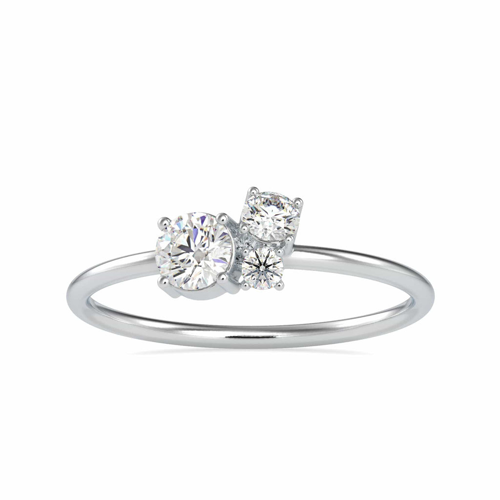 Jewelove™ Rings Women's Band only / VS J 0.25 cts. Solitaire Platinum Diamond Engagement Ring JL PT 0676