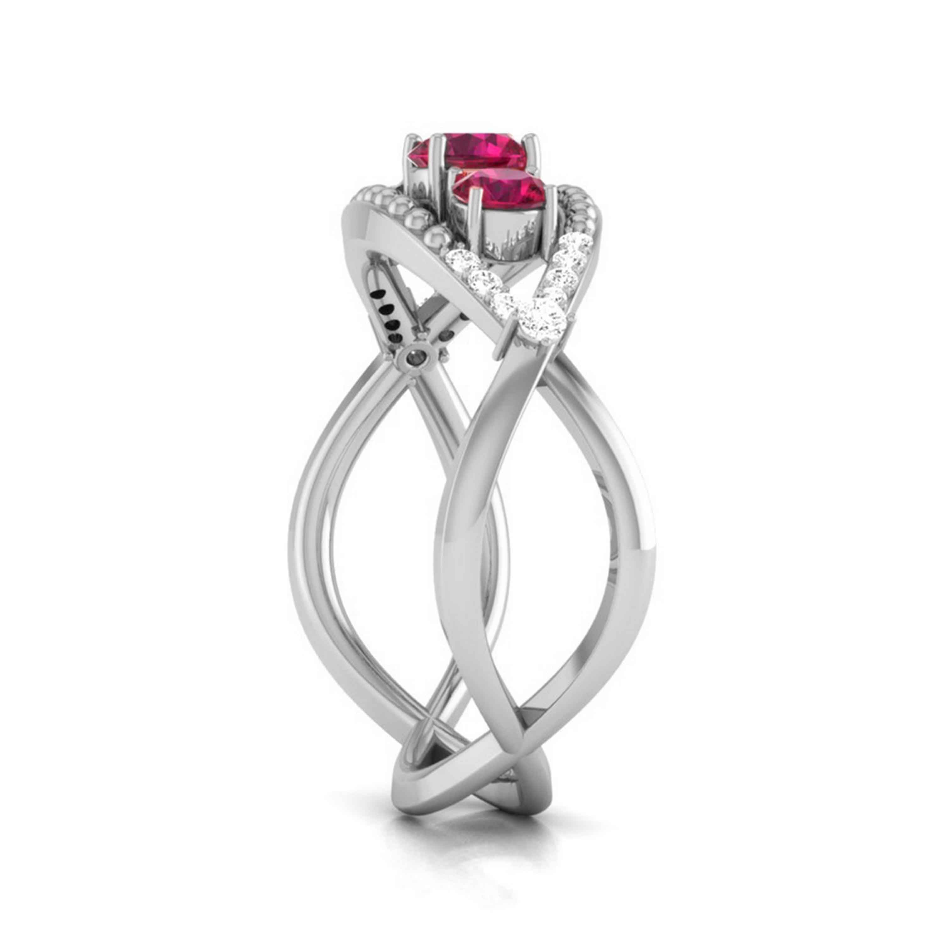 40th Anniversary Ruby Ring with Vintage Inspired Filigree – Christine  Alaniz Designs