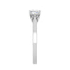Jewelove™ Rings VS I / Women's Band only 0.30 cts Princess Cut Solitaire Platinum Ring JL PT RS PR 186