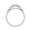 Jewelove™ Rings VS J / Women's Band only 0.30 cts Solitaire Designer Diamond Platinum Ring for Women JL PT RV RD 132