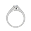 Jewelove™ Rings VS J / Women's Band only 0.30 cts Solitaire Diamond Shank Platinum Ring for Women JL PT RV RD 112
