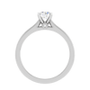 Jewelove™ Rings J VS / Women's Band only 0.30 cts Solitaire Diamond Shank Platinum Ring JL PT RC AS 229