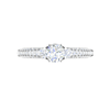 Jewelove™ Rings VS J / Women's Band only 0.30 cts Solitaire Diamond Shank Platinum Ring JL PT RP RD 168