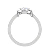 Jewelove™ Rings VS J / Women's Band only 0.30 cts Solitaire Diamond Shank Platinum Ring JL PT RP RD 171
