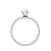 Jewelove™ Rings VS J / Women's Band only 0.30 cts Solitaire Diamond Split Shank Platinum Ring JL PT RP RD 146