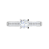 Jewelove™ Rings VS J / Women's Band only 0.30 cts Solitaire Diamond Split Shank Platinum Ring JL PT RP RD 152