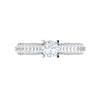 Jewelove™ Rings VS J / Women's Band only 0.30 cts Solitaire Diamond Split Shank Platinum Ring JL PT RP RD 158