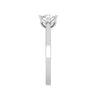 Jewelove™ Rings VS J / Women's Band only 0.30 cts Solitaire Platinum Ring for Women JL PT RS PR 115