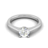 Jewelove™ Rings VS J / Women's Band only 0.30 cts Solitaire Platinum Ring for Women JL PT RS PR 128