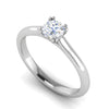 Jewelove™ Rings VS J / Women's Band only 0.30 cts Solitaire Platinum Ring for Women JL PT RS PR 166