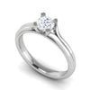 Jewelove™ Rings VS J / Women's Band only 0.30 cts Solitaire Platinum Ring for Women JL PT RS PR 173