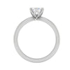 Jewelove™ J VS / Women's Band only 0.30 cts Solitaire Platinum Ring JL PT RS RD 107
