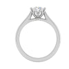 Jewelove™ Rings VS J / Women's Band only 0.30 cts Solitaire Platinum Ring JL PT RS RD 167