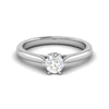 Jewelove™ Rings VS J / Women's Band only 0.30 cts Solitaire Platinum Ring JL PT RS RD 168