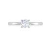 Jewelove™ Rings VS J / Women's Band only 0.30 cts Solitaire Platinum Ring JL PT RS RD 169