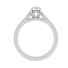 Jewelove™ Rings VS J / Women's Band only 0.30 cts Solitaire Platinum Ring JL PT RS RD 170