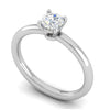 Jewelove™ Rings VS J / Women's Band only 0.30 cts Solitaire Platinum Ring JL PT RS RD 175