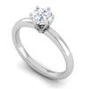 Jewelove™ Rings VS J / Women's Band only 0.30 cts Solitaire Platinum Ring JL PT RS RD 176