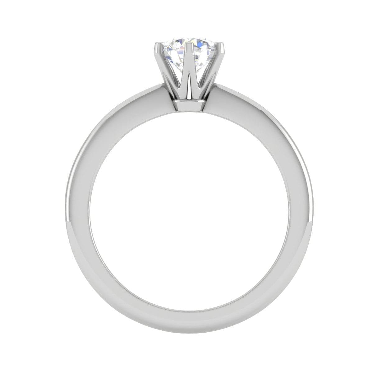 Jewelove™ Rings VS J / Women's Band only 0.30 cts Solitaire Platinum Ring JL PT RS RD 178