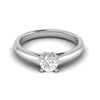 Jewelove™ Rings VS J / Women's Band only 0.30 cts Solitaire Platinum Ring JL PT RS RD 179