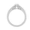 Jewelove™ Rings VS J / Women's Band only 0.30 cts Solitaire Platinum Ring JL PT RS RD 179
