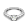 Jewelove™ Rings VS J / Women's Band only 0.30 cts Solitaire Platinum Ring JL PT RS RD 183