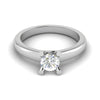 Jewelove™ Rings VS J / Women's Band only 0.30 cts Solitaire Platinum Ring JL PT RS RD 188