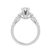 Jewelove™ Rings J VS / Women's Band only 0.30 cts. Solitaire Platinum Shank Diamond Engagement Ring JL PT WB5964E