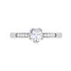 Jewelove™ Rings VS J / Women's Band only 0.30 cts Solitaire Shank Diamond Platinum Ring JL PT RP RD 191