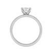 Jewelove™ Rings VS J / Women's Band only 0.30 cts Solitaire Shank Diamond Platinum Ring JL PT RP RD 191