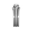 Jewelove™ Rings VS J / Women's Band only 0.30 cts Solitaire Shank Diamond Platinum Ring JL PT RP RD 222