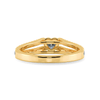 Jewelove™ Rings Women's Band only / VS I 0.30cts. Heart Cut Solitaire Diamond Split Shank 18K Yellow Gold Ring JL AU 1181Y