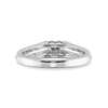 Jewelove™ Rings I VS / Women's Band only 0.30cts Heart Cut Solitaire Diamond Split Shank Platinum Ring JL PT 1181
