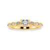 Jewelove™ Rings Women's Band only / VS I 0.30cts. Heart Cut Solitaire with Marquise Cut Diamond Accents 18K Yellow Gold Ring JL AU 2016Y