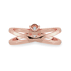 Jewelove™ Rings Women's Band only / VS J 0.30cts. Oval Cut Solitaire Diamond Split Shank 18K Rose Gold Ring JL AU 1174R