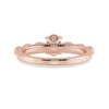 Jewelove™ Rings Women's Band only / VS I 0.30cts. Oval Cut Solitaire with Marquise Cut Diamond Accents 18K Rose Gold Ring JL AU 2017R